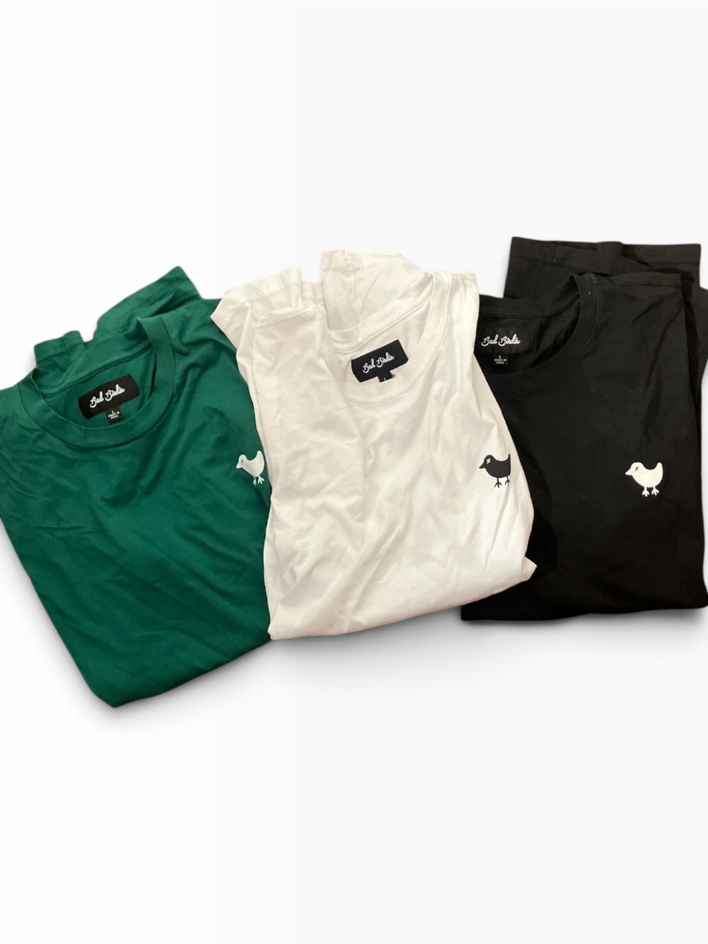 Bad Birdie Bad T-Shirts LOT OF 3 COLORS Set of 3 Large